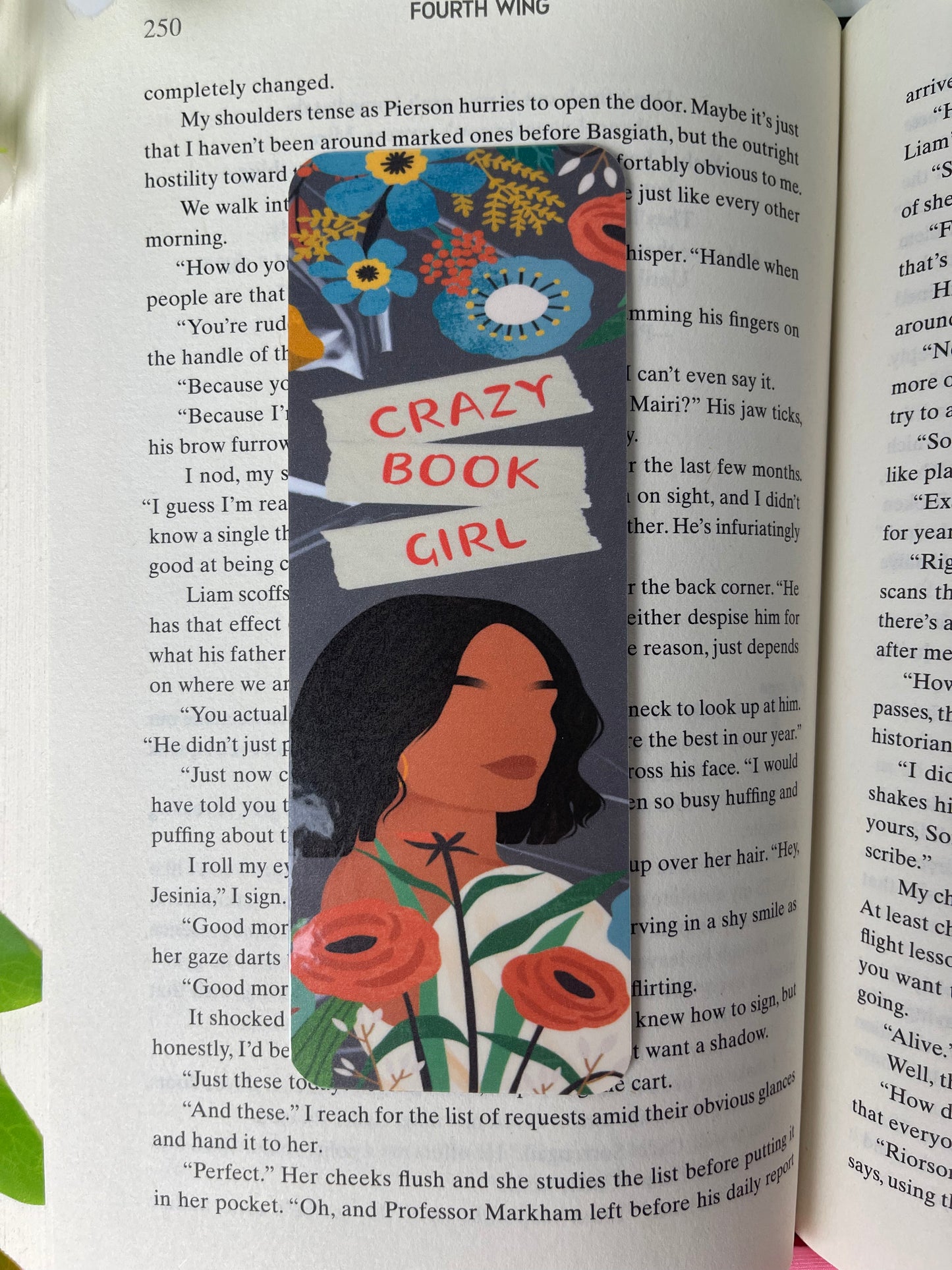 Crazy Book Girl Bookmark