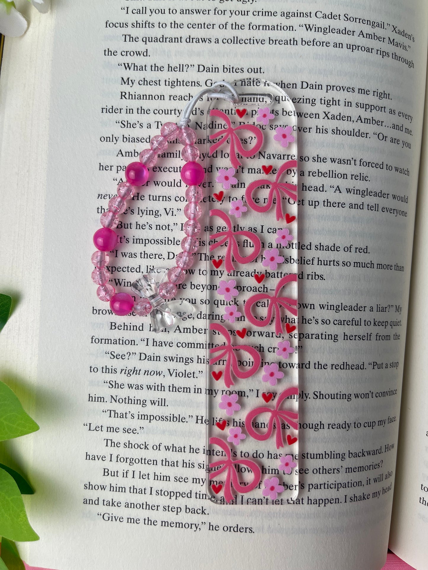 Acrylic Bookmarks w/ Charms