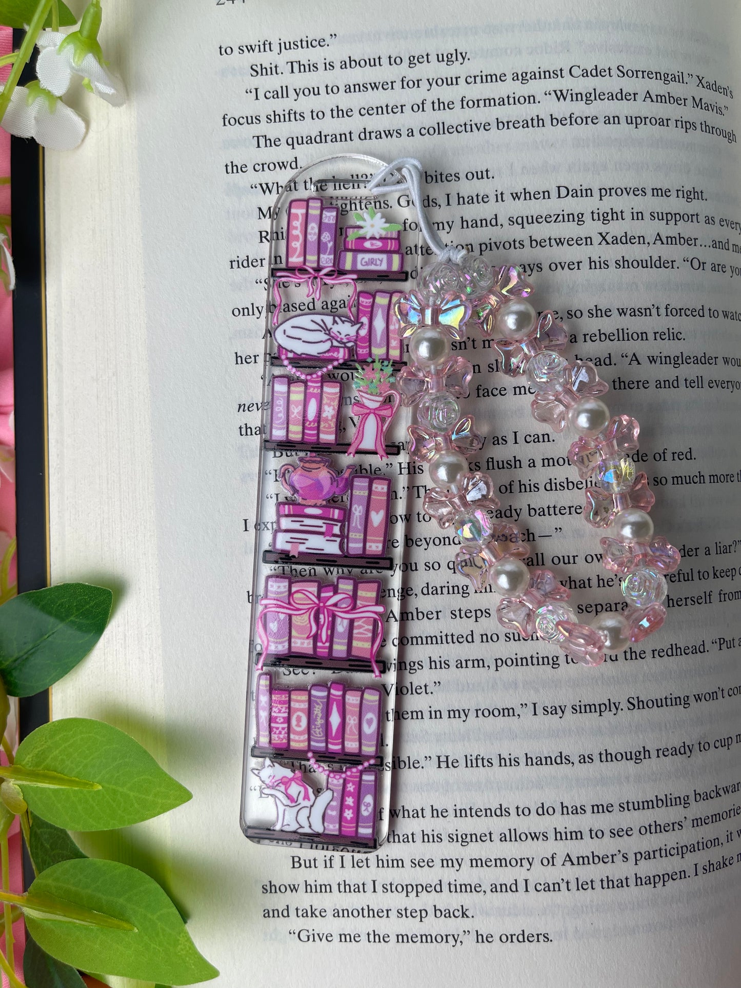Acrylic Bookmarks w/ Charms