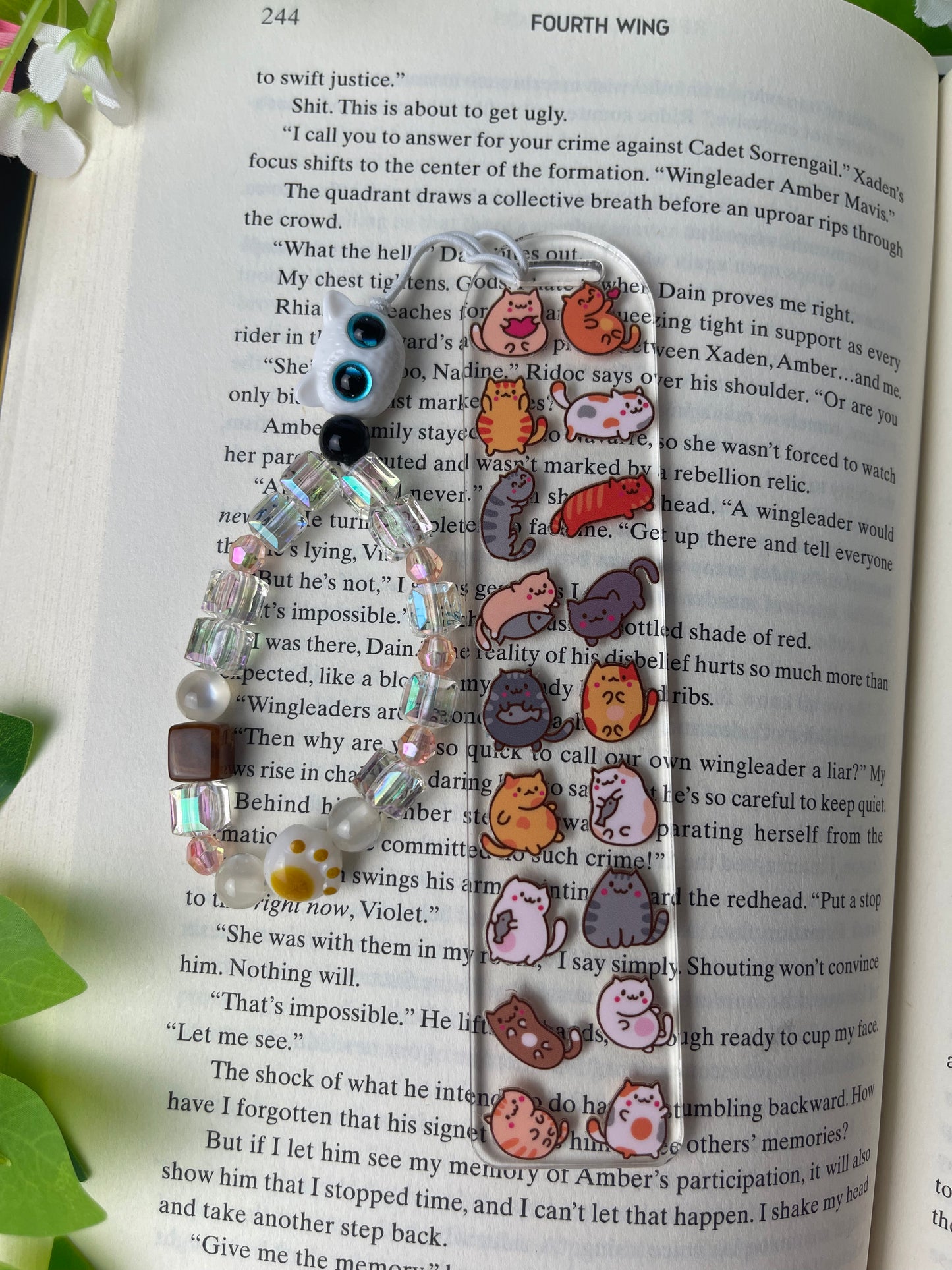 Acrylic Bookmarks w/ Charms