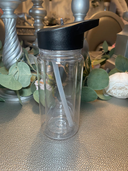 10 oz Snowglobe Water Bottle