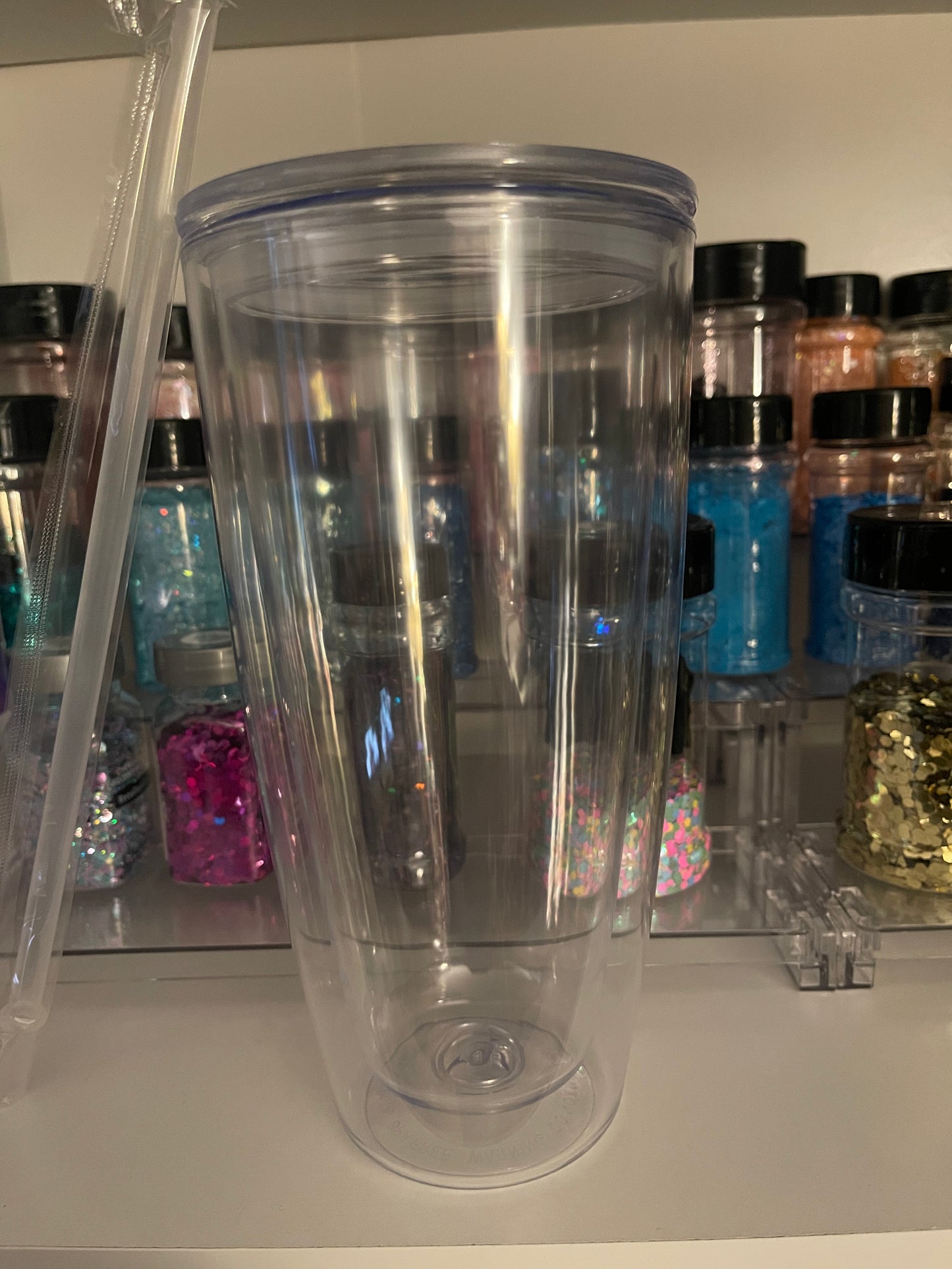 Barrel 24 oz Snowglobe Tumbler