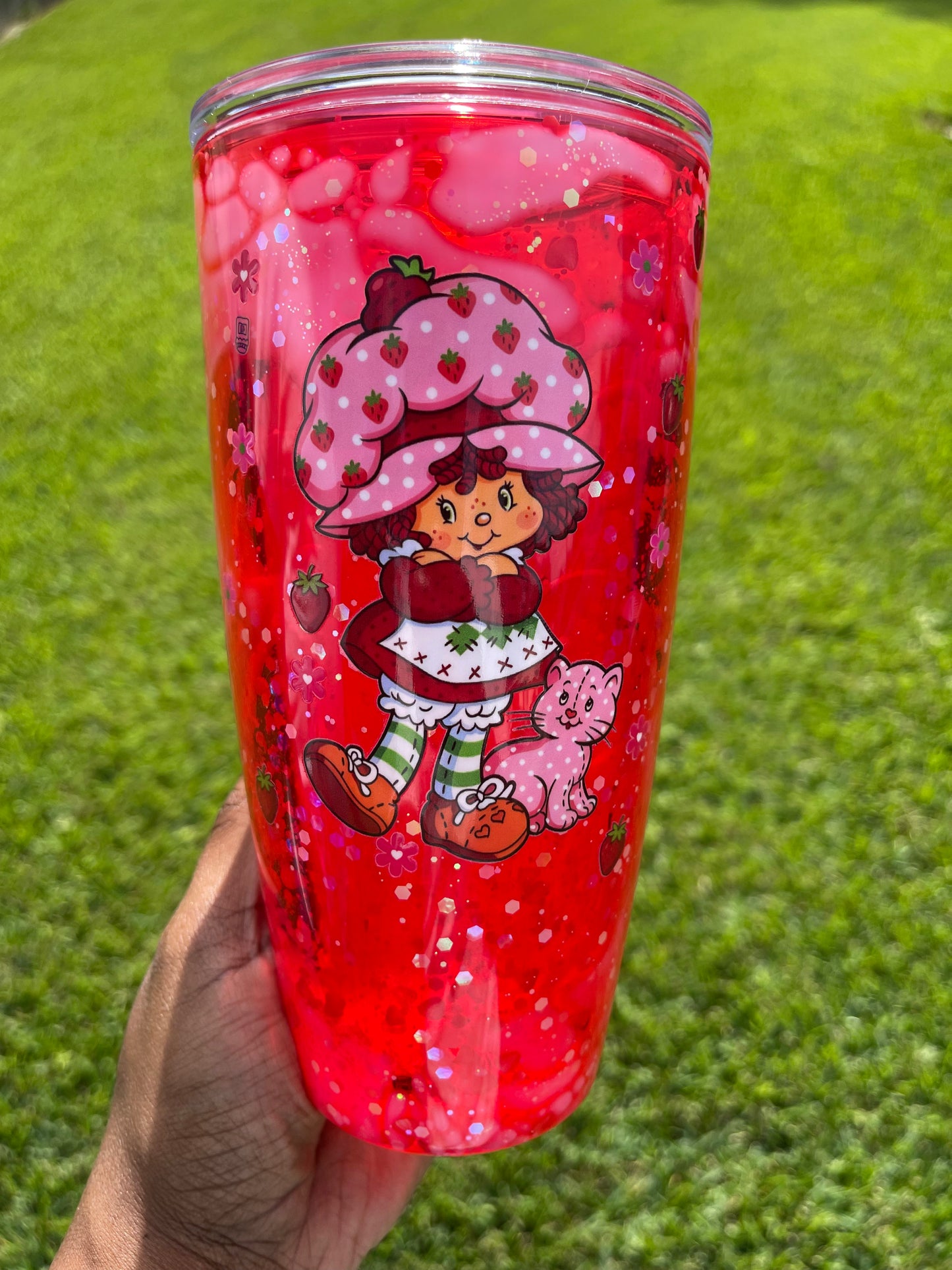 Strawberry Girl- 24 oz Dual Lava