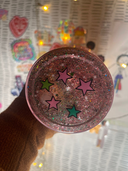Bearista- 40 oz Dry Glitter Tumbler