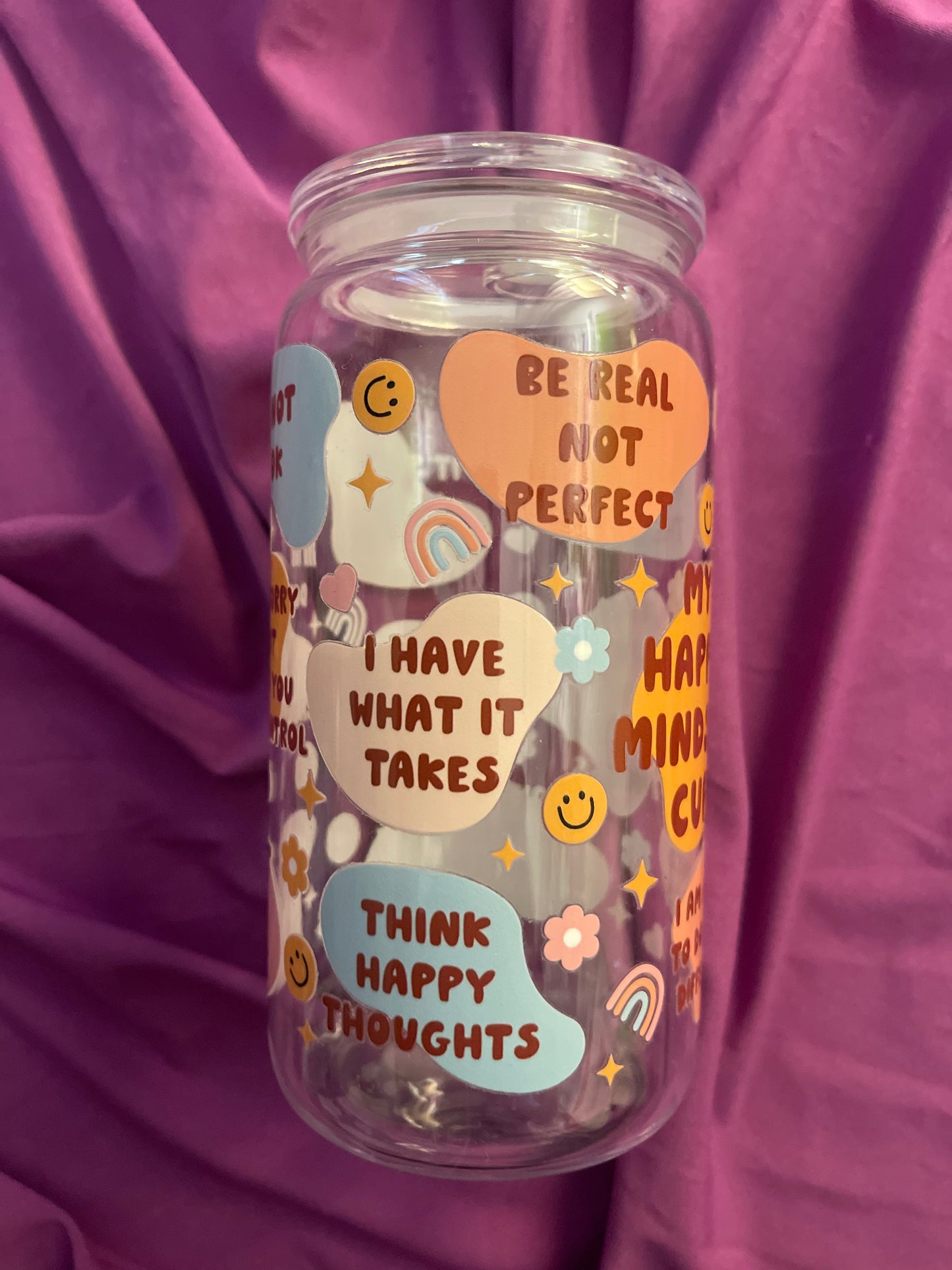 My Happy Mindset Cup- 16 oz