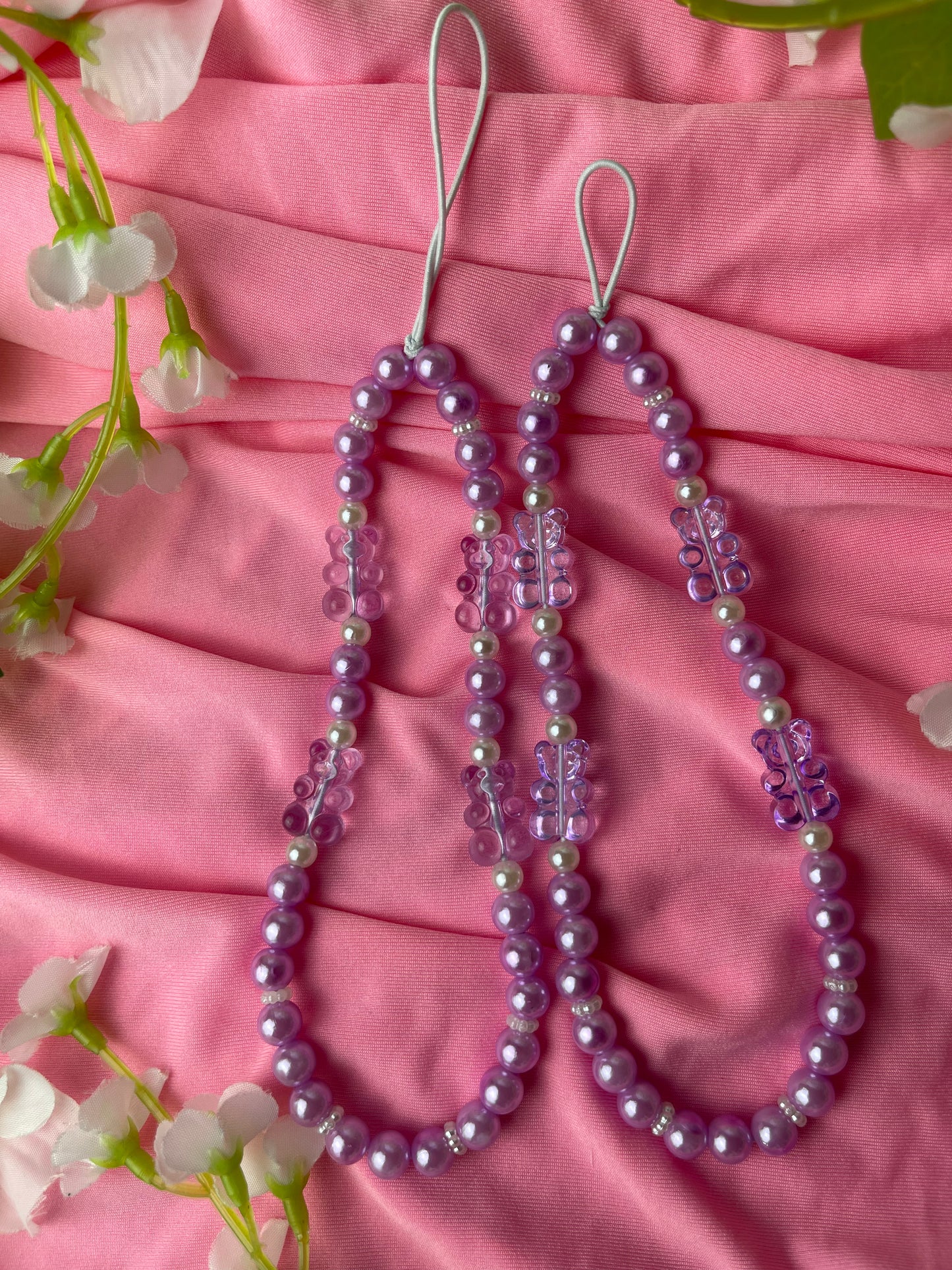 Purple Gummy Bear Bag Charm