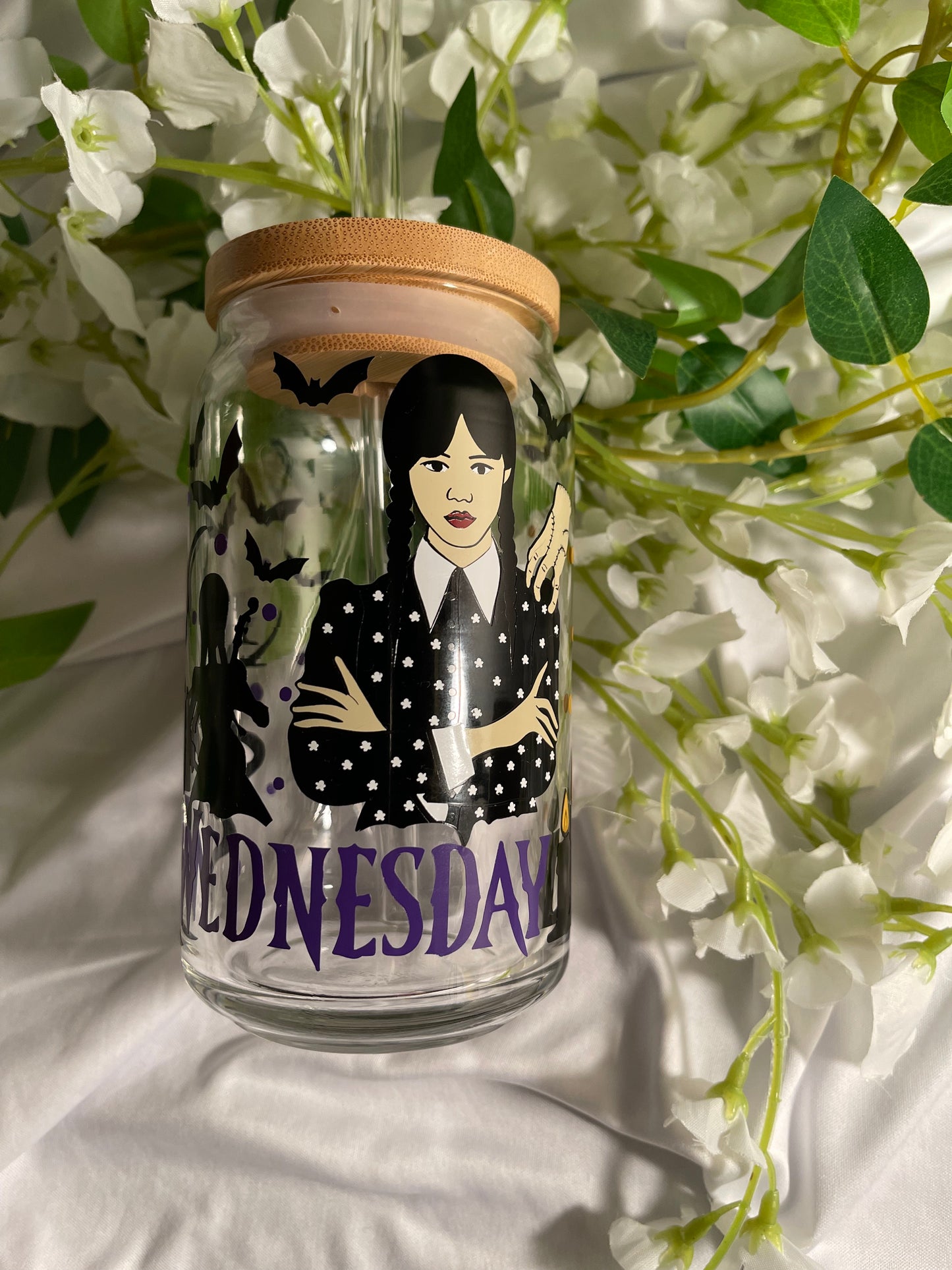 Wednesday - 16oz Glass Cup