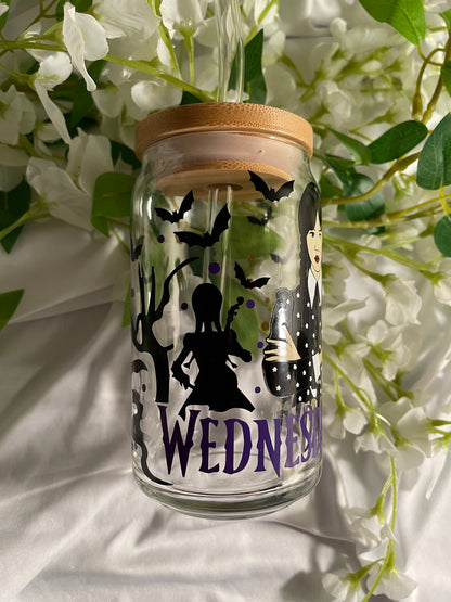 Wednesday - 16oz Glass Cup