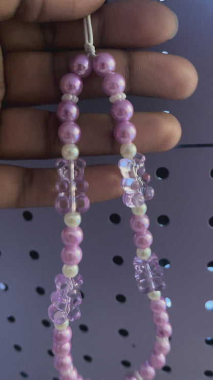 Purple Gummy Bear Bag Charm